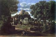 Nicolas Poussin the ashes of phocion collected by his widow oil